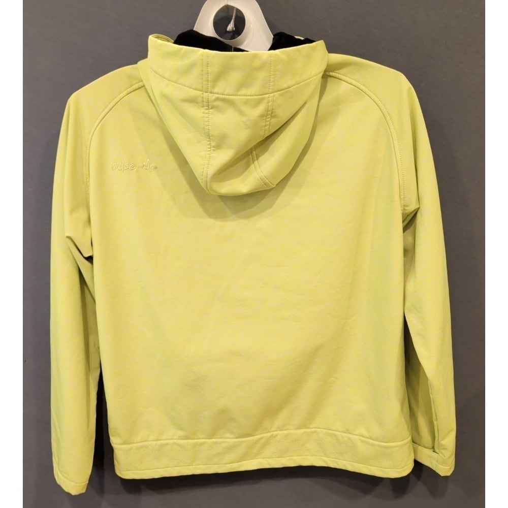 Pulse Waterproof Windproof Breathable Softshell Jacket Hooded Yellow Sz L - Picture 2 of 9
